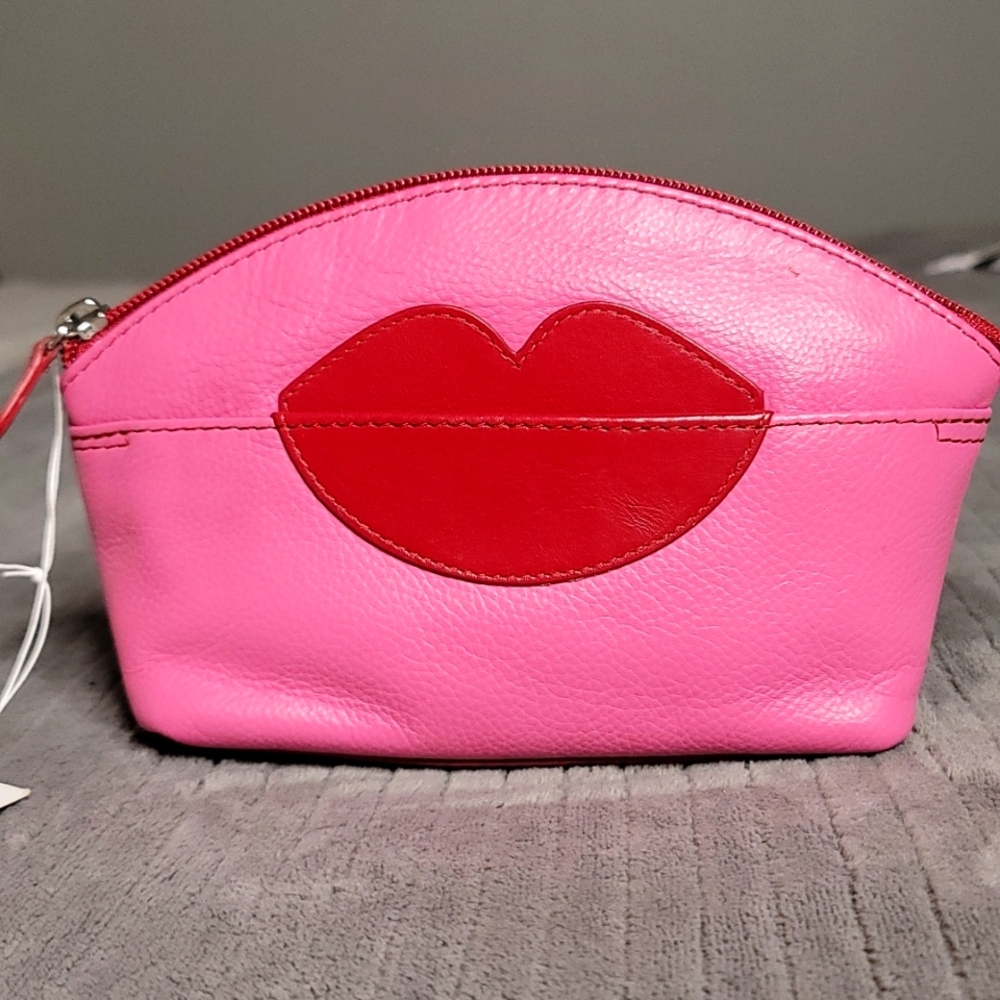 Lips makeup bag.